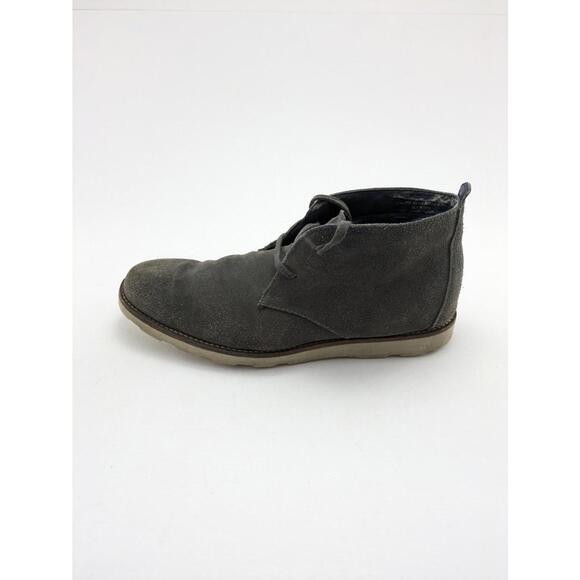 Mens Odin New York Gray Chukka Leather Lace Up Dress Boots F16855676 Size 12